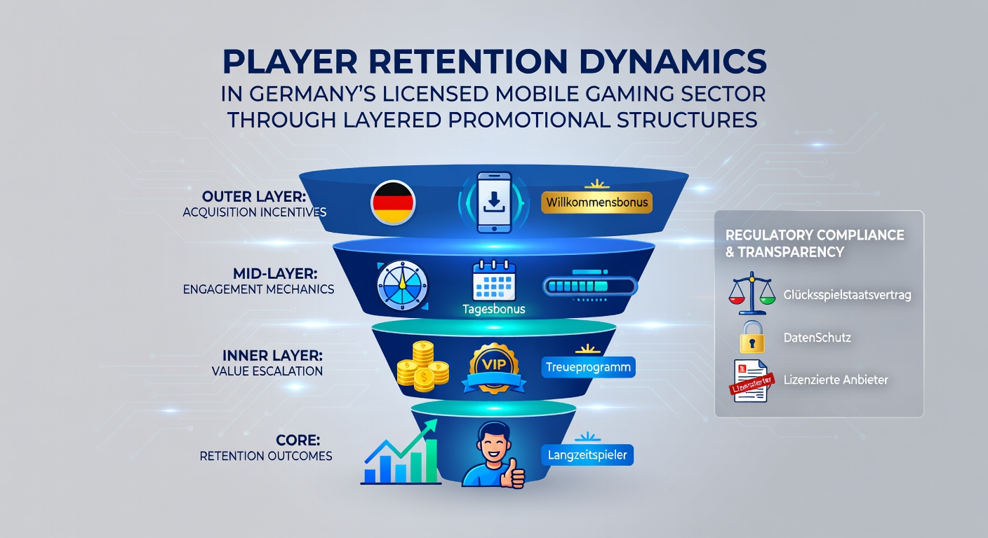 Übersicht über geschichtete Promotionsstrukturen in deutschen mobilen Casinos mit Fokus auf Bindungsmechanismen
