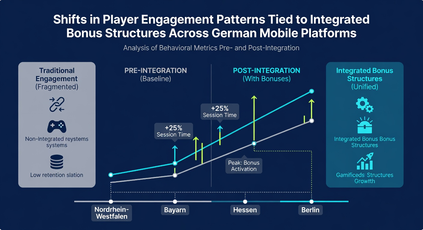 Analyse von Bonusintegration und Engagement-Verschiebungen auf deutschen Mobile-Plattformen