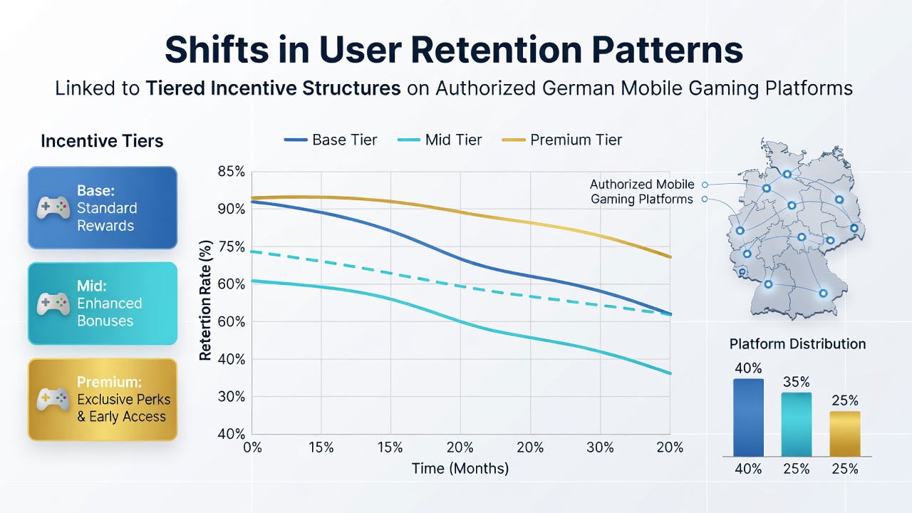 Analyse von Nutzerbindungsdaten auf lizenzierten deutschen Mobilplattformen mit Fokus auf gestaffelte Anreize